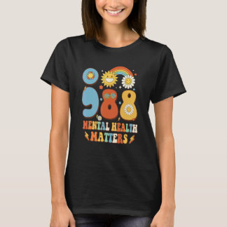 988 Mental Health Matters Suicide Prevention Aware T-Shirt