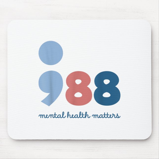 988 Mental Health S Suicide Prevention Awareness  Mouse Mat (Front)