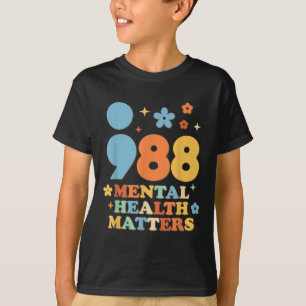 988 Mental Health S Suicide Prevention Awareness T-Shirt