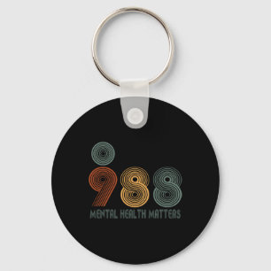 988 Semicolon Mental Health S Key Ring