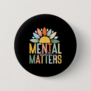 988 Semicolon Mental Health S Suicide Prevention W 6 Cm Round Badge