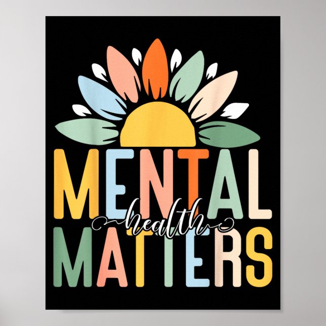 988 Semicolon Mental Health S Suicide Prevention W Poster (Front)