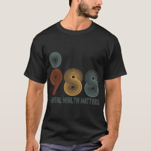 988 Semicolon Mental Health S T-Shirt