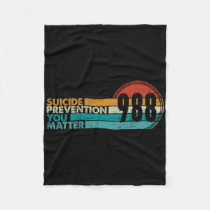 988 Shirt Suicide Prevention Lifeline 988 Awarenes Fleece Blanket
