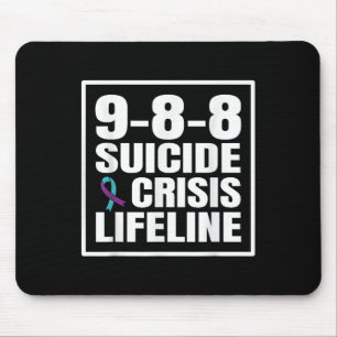 988 Suicide And Crisis Lifeline Suicide Prevention Mouse Mat