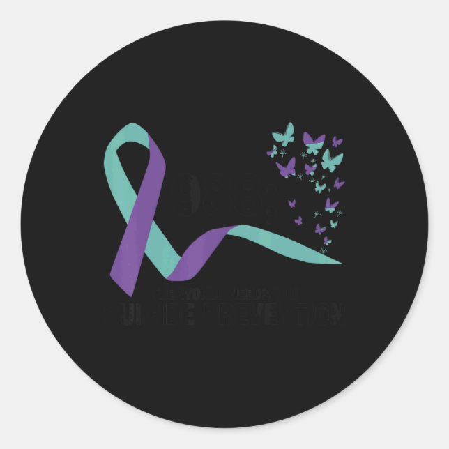 988 Suicide Prevention 988  Classic Round Sticker (Front)