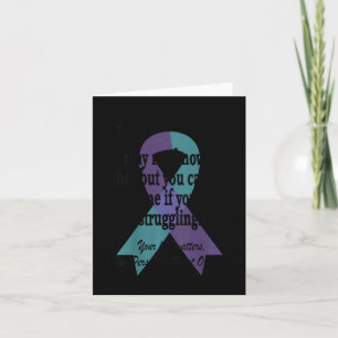 988 Suicide Prevention Awareness Dear Person Behin Card