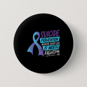 988 Suicide Prevention Awareness Month Mental Heal 6 Cm Round Badge