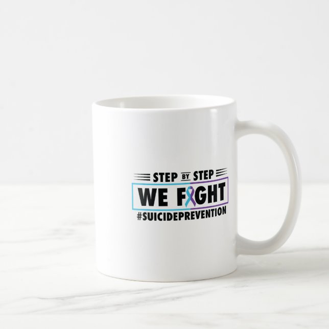 988 Suicide Prevention Awareness Month Mental Heal Coffee Mug (Right)