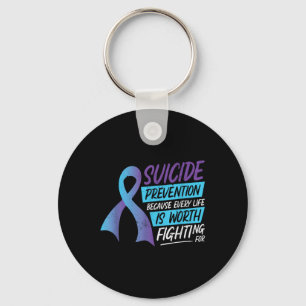 988 Suicide Prevention Awareness Month Mental Heal Key Ring