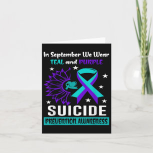 988 Suicide Prevention Awareness Semi-colon Mental Card