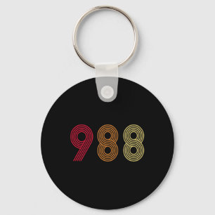 988 Suicide Prevention Hotline Health Mental Aware Key Ring