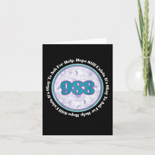 988 Suicide Prevention It's Okay To Ask For Help B Card