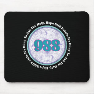 988 Suicide Prevention It's Okay To Ask For Help B Mouse Mat