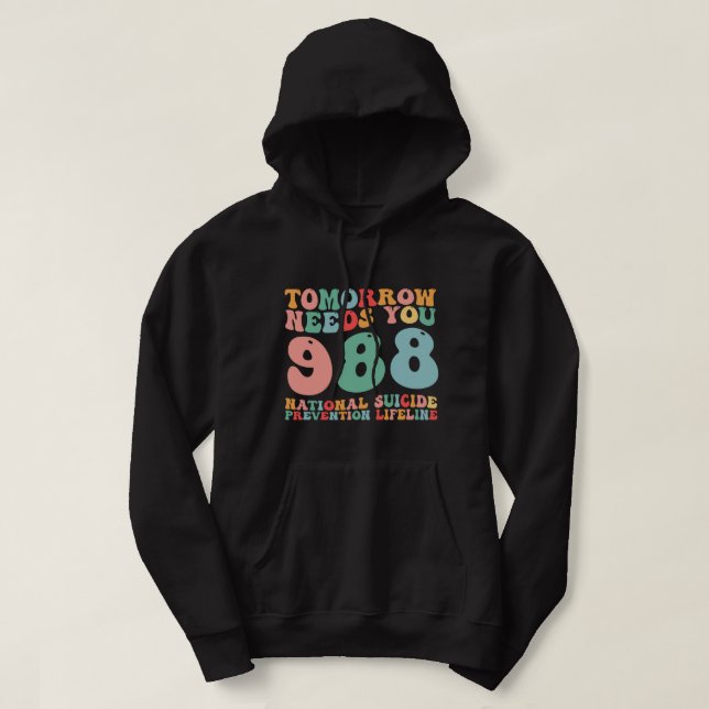988 Suicide Prevention National Suicide Prevention Hoodie (Design Front)