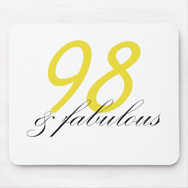 98 & Fabulous Mouse Mat (Front)