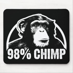 98 Percent Chimp Mouse Mat