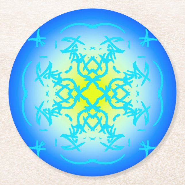 98 ROUND PAPER COASTER (Front)