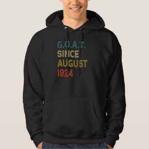 98th Birthday 98 Years Old Goat Since August 1924 Hoodie