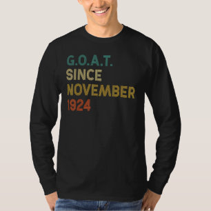 98th Birthday 98 Years Old Goat Since November 192 T-Shirt