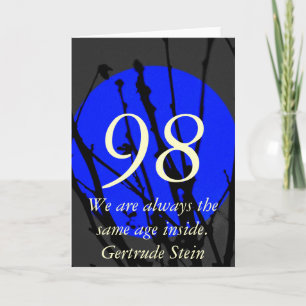98th Birthday Card