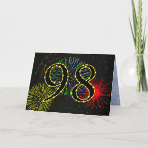 98th  Birthday Party Invitation