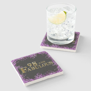 98th Birthday Stone Coaster