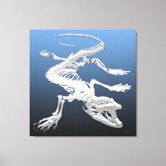 999.9: Komodo Dragon Skeleton Canvas Print