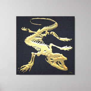 999.9: Komodo Dragon Skeleton Canvas Print