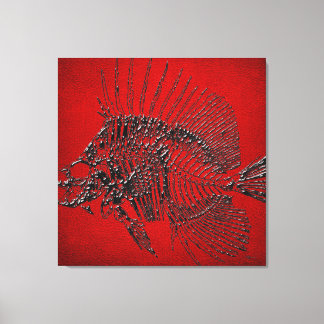 999.9: Surgeonfish Skeleton Canvas Print