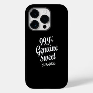 99.9% Genuine Sweet .1% Badass (2) iPhone 14 Pro Case