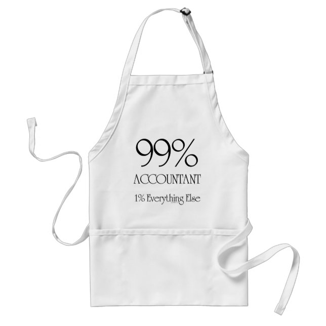 99% Accountant Standard Apron (Front)