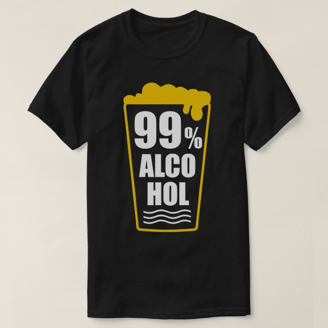 99 Alcohol T-Shirt (Design Front)