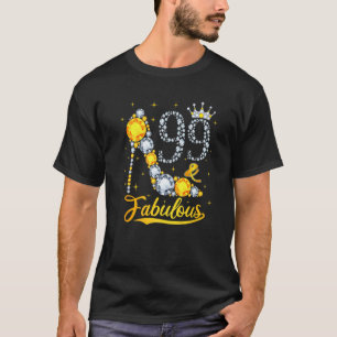 99 And & Fabulous 1923 99th Birthday Tee For Lady