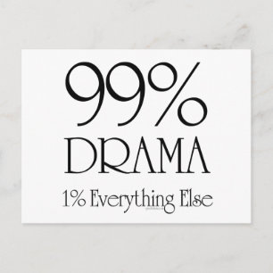 99% Drama Postcard