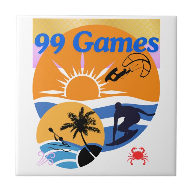 99 Games Of Summer Tile (Front)