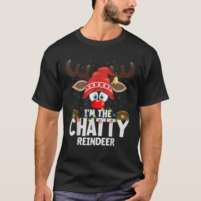 99 Gifts Matching Christmas Reindeer  Unisex Adult T-Shirt (Front)