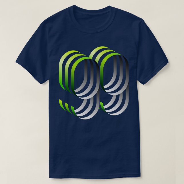 99 Green T-Shirt (Design Front)