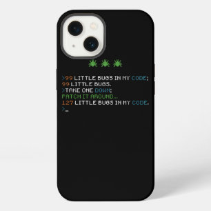 99 Little Bugs In My Code Coding Debugging Funny iPhone 13 Case