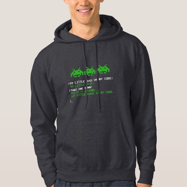 99 Little Bugs In The Code Software Engineer Hoodie (Front)