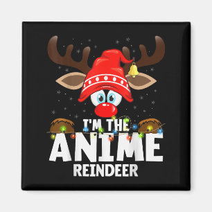 99 Matching Christmas Reindeer Anime - Uni-adults, Magnet