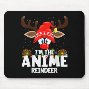 99 Matching Christmas Reindeer Anime - Uni-adults, Mouse Mat