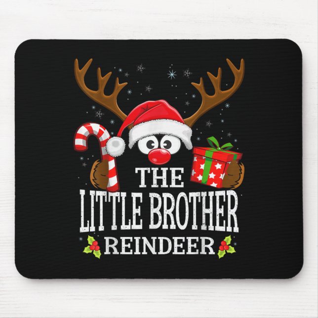 99 Matching Christmas Reindeer Squad Uni-adults &a Mouse Mat (Front)