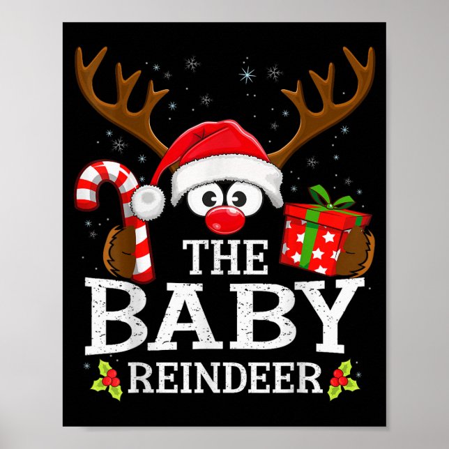 99 Matching Christmas Reindeer Squad - Uni-adults  Poster (Front)