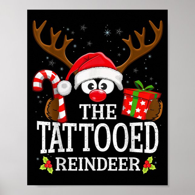 99 Matching Christmas Reindeer Squad - Uni-adults  Poster (Front)