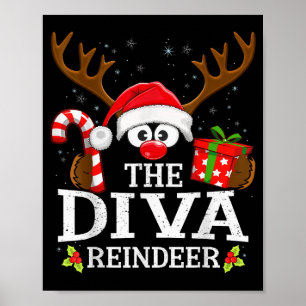 99 Matching Christmas Reindeer Squad Uni-kids Chri Poster