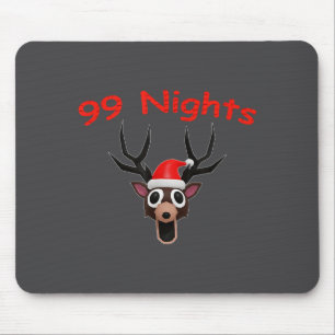 99 Nights Christmas Deer Gamer Fan Merch  Mouse Mat