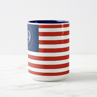 99% Old Glory pattern patriotic coffee mug