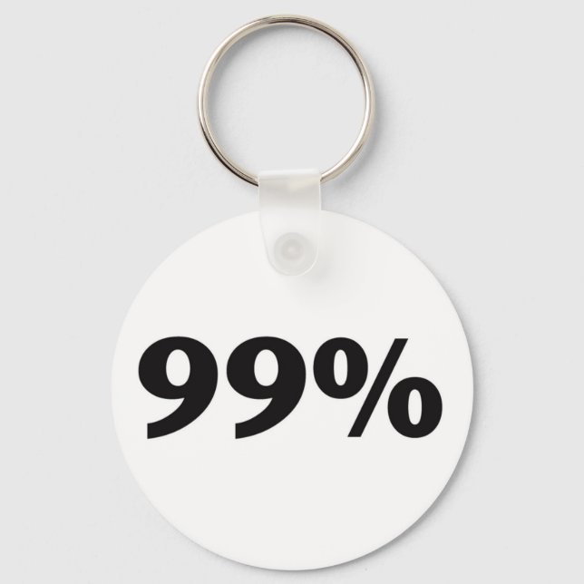 99 Percent Key Ring (Front)
