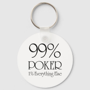 99% Poker Key Ring